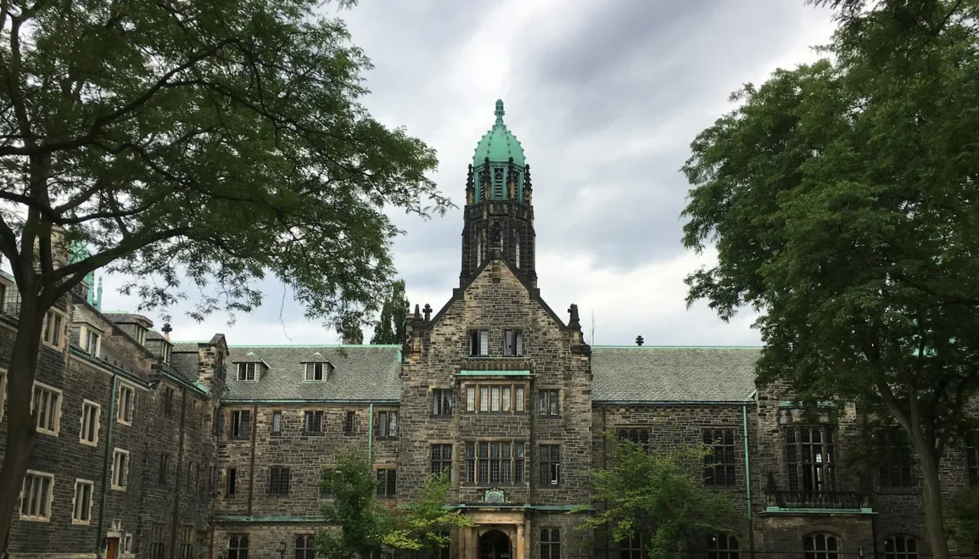 Canadian university building, where international students need proof of funds for a study permit