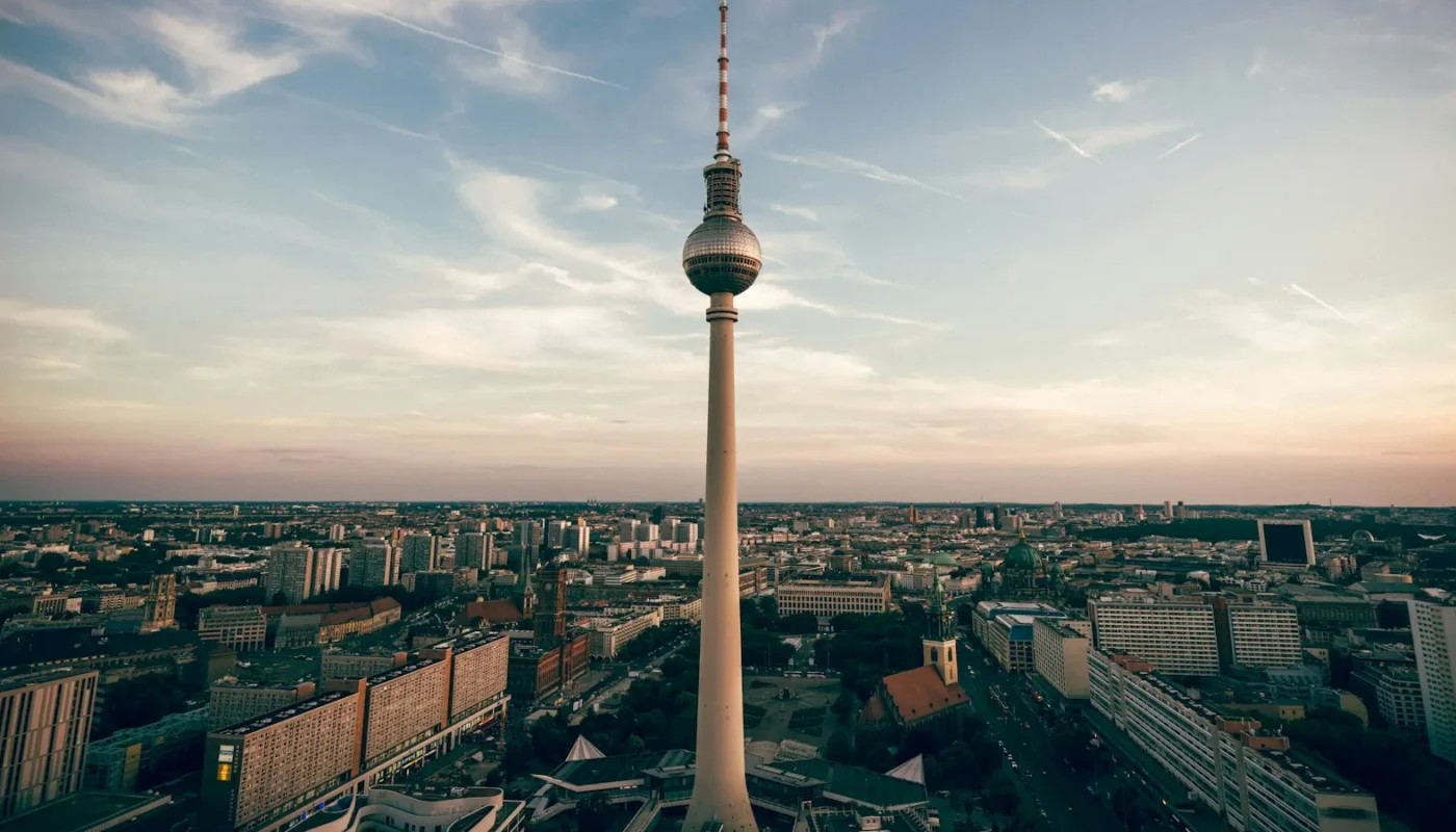 Berlin TV Tower skyline, Germany, where Opportunity Card holders can search for skilled work