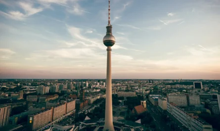 Berlin TV Tower skyline, Germany, where Opportunity Card holders can search for skilled work