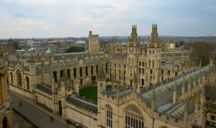 UK university campus, where international students complete the degree needed for the Graduate Route visa
