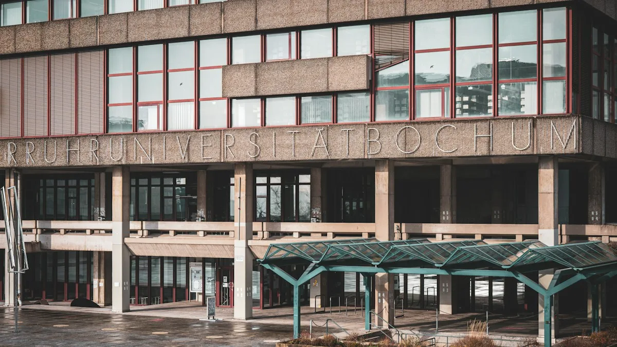 Modern public university building in Germany where most programmes charge no tuition
