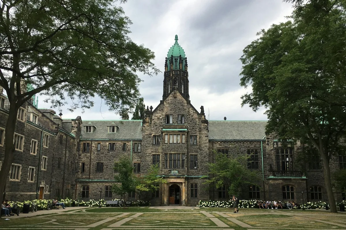 University building on a campus in Canada for the Lester B Pearson scholarship